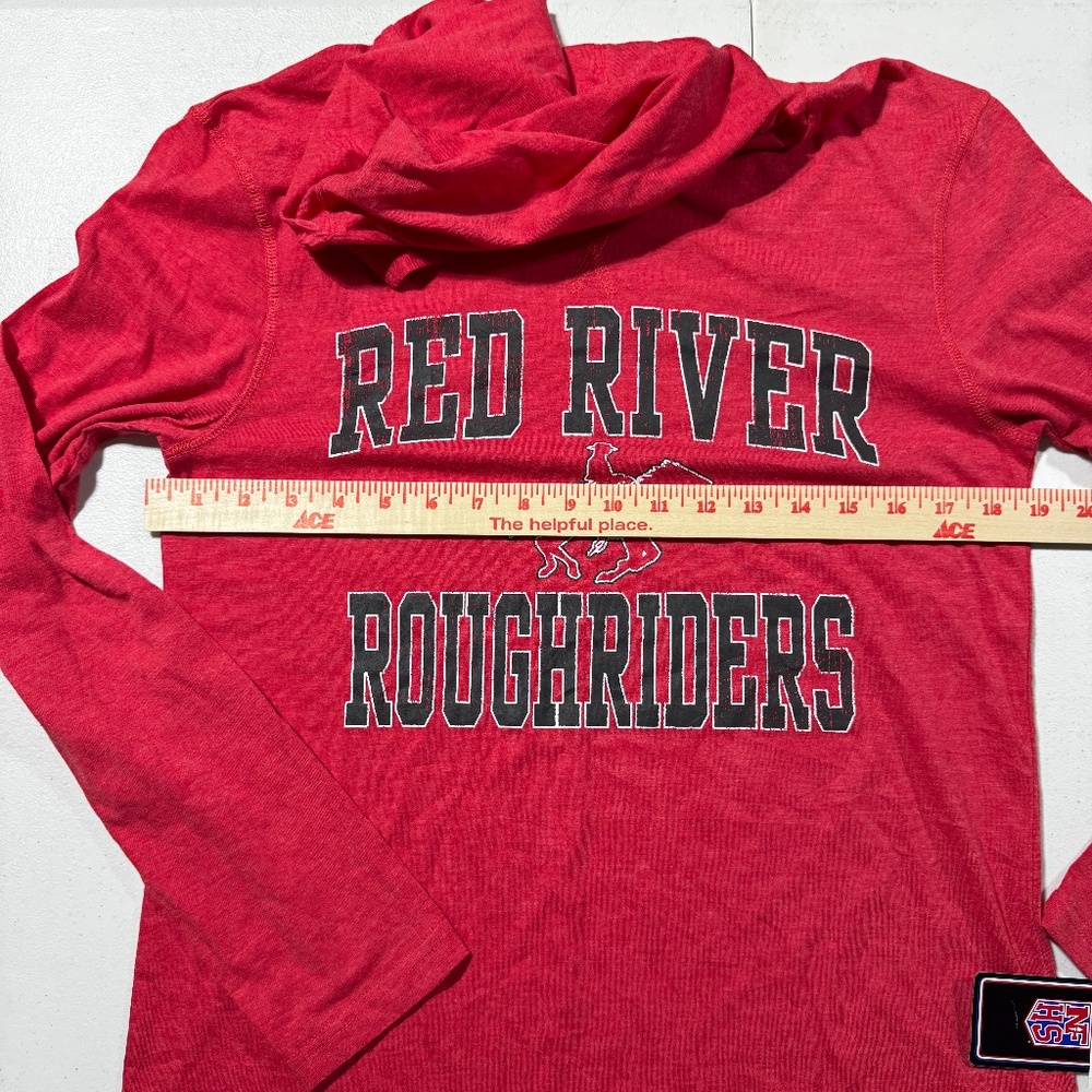 Red River Roughriders long sleeve hooded t-shirt